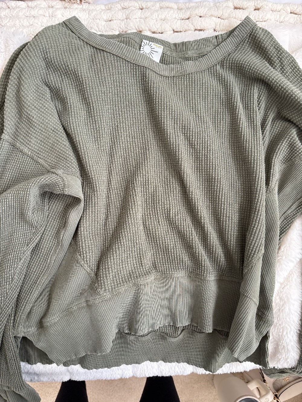 Aerie waffle top